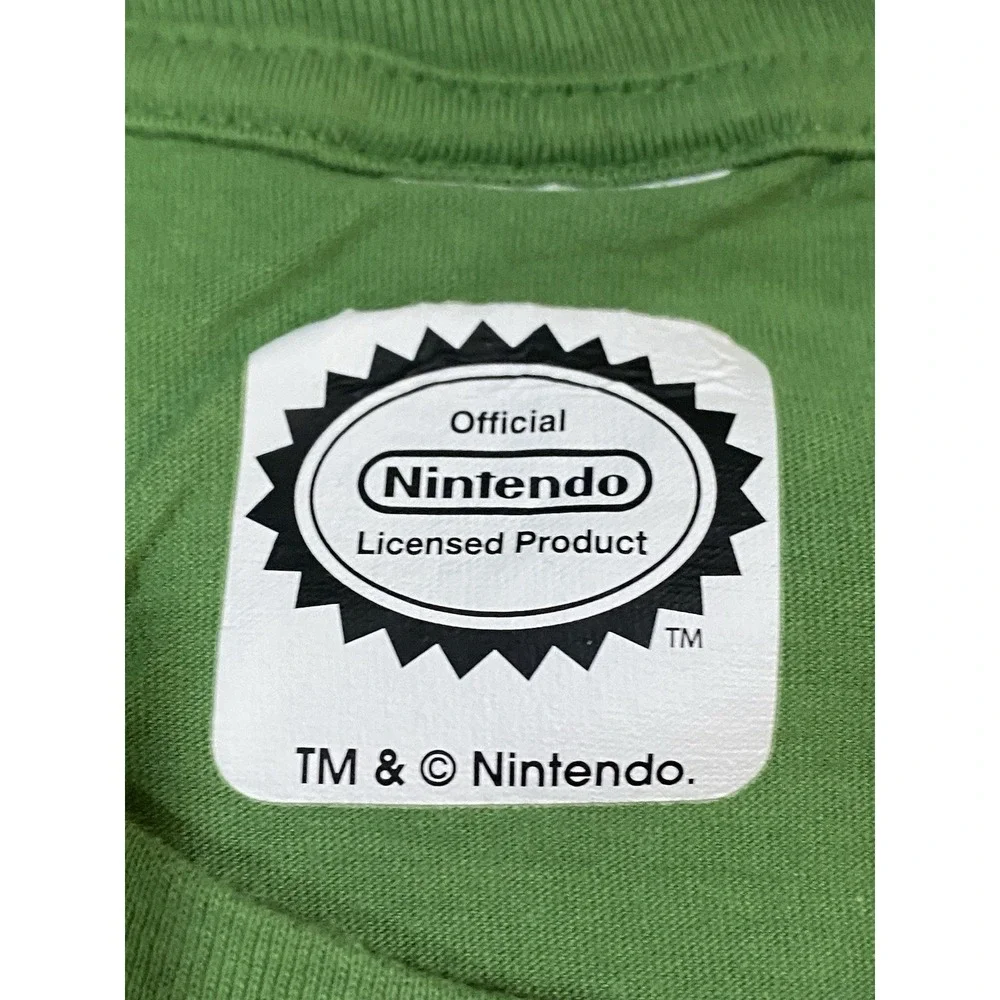 Nintendo DONKEY KONG IT'S ON LIKE DONKEY KONG T-Shirt Green Short Sleeve Large? - Picture 5 of 5